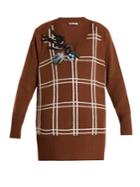Miu Miu Embellished Braid-embroidered Wool Sweater