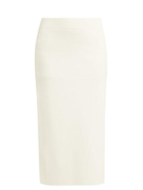 Matchesfashion.com The Row - Hariti Pencil Skirt - Womens - White