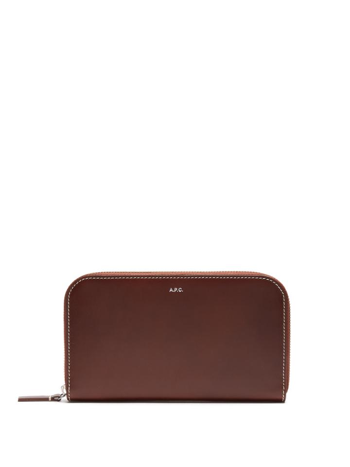 A.p.c. James Zip-around Leather Wallet