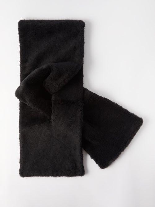 Max Mara - Teddy Scarf - Womens - Black