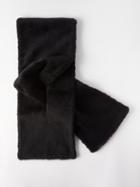 Max Mara - Teddy Scarf - Womens - Black