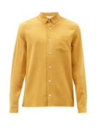 Matchesfashion.com Sfr - Hampus Patch-pocket Gauze Shirt - Mens - Light Orange