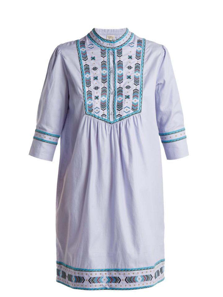 Talitha Willow Embroidered Cotton Dress