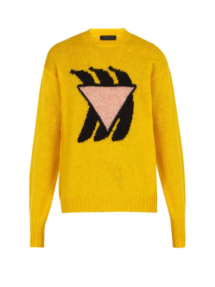 Prada Shetland Knit Wool Sweater
