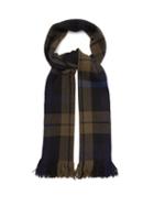 Matchesfashion.com Margaret Howell - Checked Wool Scarf - Mens - Black