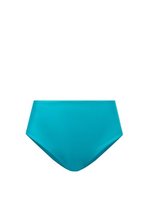 Jade Swim - Bound High-rise Bikini Briefs - Womens - Aqua