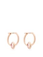 Marie Mas Swinging Mini Hoop 18kt Rose Gold Earrings