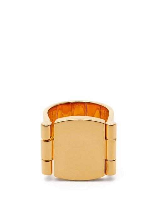 Matchesfashion.com Jil Sander - Flat Top Ring - Womens - Gold