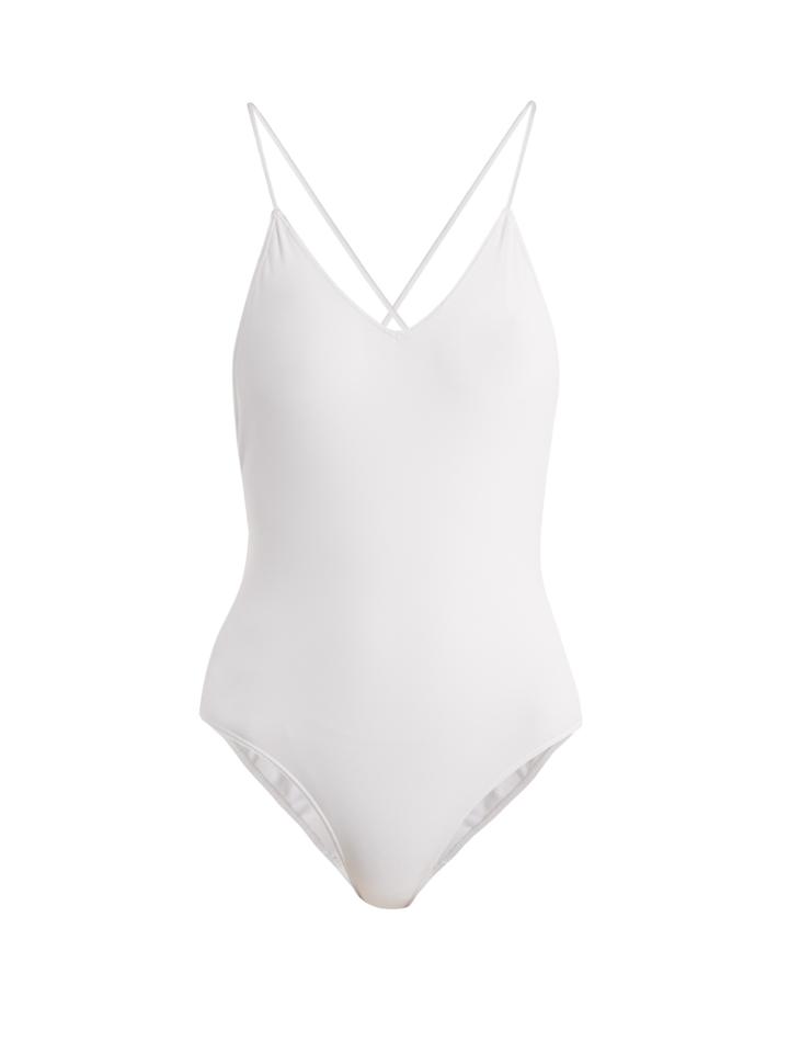 Ephemera Laced-back V-neck Swimsuit
