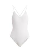 Ephemera Laced-back V-neck Swimsuit