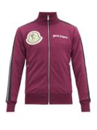 Matchesfashion.com Moncler G Palm Angel - Logo Appliqu Track Top - Mens - Purple