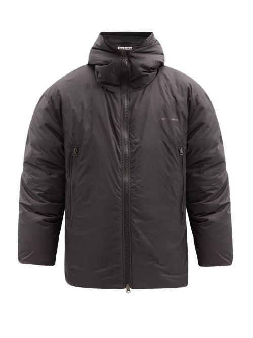 Matchesfashion.com Acne Studios - Osir Logo-print Quilted Down Jacket - Mens - Black