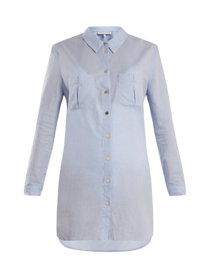 Heidi Klein St Barths Herringbone Cotton Shirt