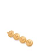 Matchesfashion.com Versace - Medusa-coins Metal Right-side Hair Clip - Womens - Gold