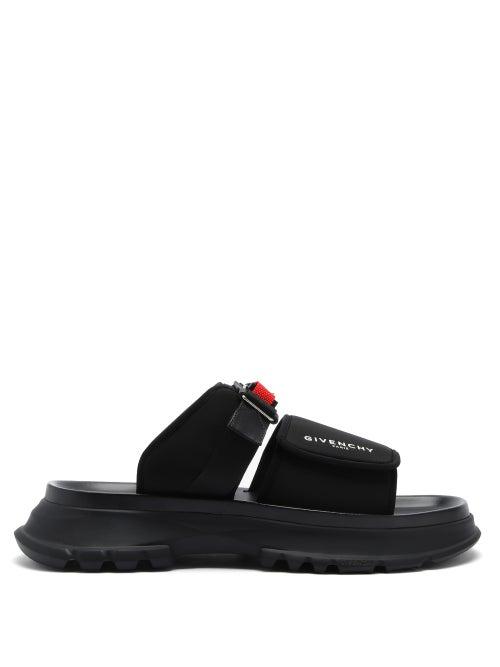 Matchesfashion.com Givenchy - Spectre Neoprene Sandals - Mens - Black