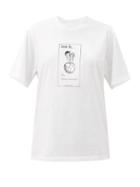Matchesfashion.com Vetements - Love Is. A Green Planet Cotton-jersey T-shirt - Womens - White