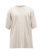 Balenciaga - Logo-embroidered Cotton-jersey T-shirt - Mens - White