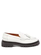 Isabel Marant - Frezza Tassel Leather Loafers - Womens - White