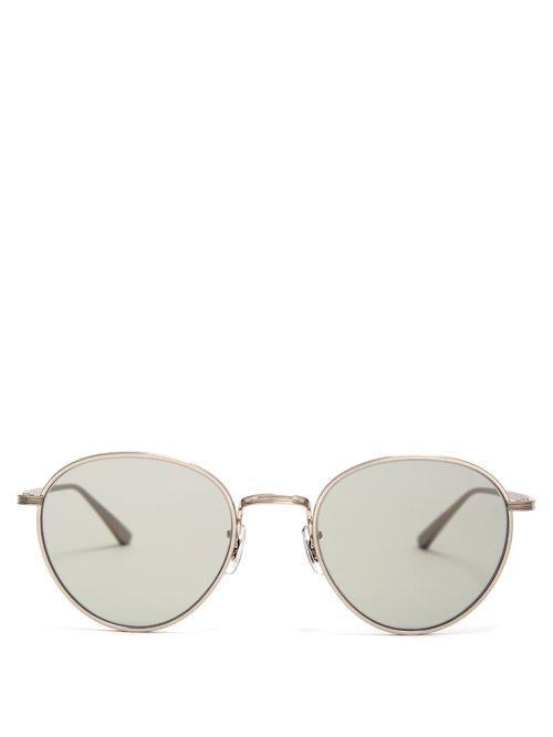 Matchesfashion.com The Row - X Oliver Peoples Brownstone 2 Sunglasses - Womens - Green