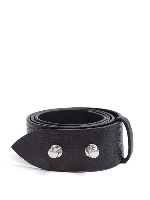 Matchesfashion.com Isabel Marant - Marcia Leather Belt - Womens - Black