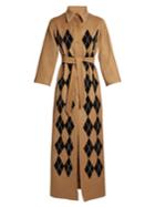 Attico Mia Argyle-embellished Coat