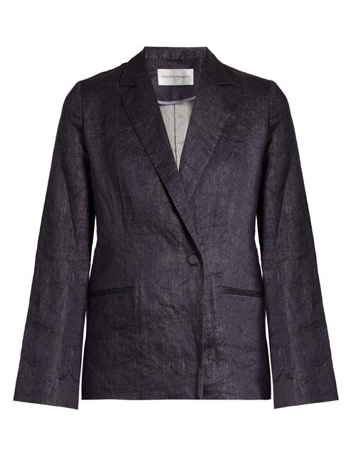Matchesfashion.com Amanda Wakeley - Echo Denim Jacket - Womens - Denim
