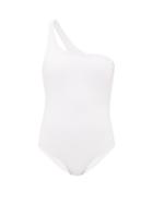 Matchesfashion.com Jade Swim - Evolve One-shoulder Swimsuit - Womens - White