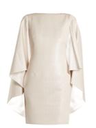Osman Rebecca Cape-sleeved Dress