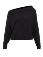 Norma Kamali - Gathered Off-the-shoulder Jersey Top - Womens - Black