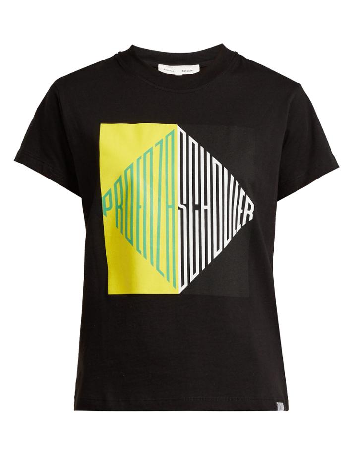 Pswl Graphic-print Cotton-jersey T-shirt