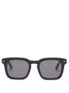 Mens Eyewear Tom Ford Eyewear - Dax Square Acetate Sunglasses - Mens - Black