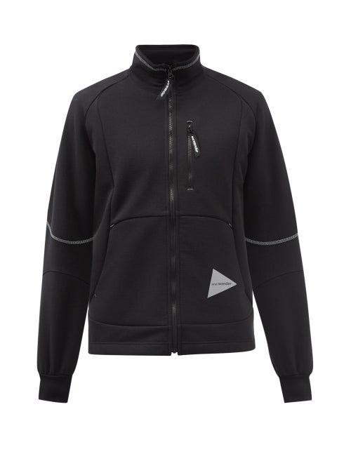 And Wander - Polartec Power Air Technical-jersey Jacket - Mens - Black