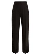 Rebecca Taylor Side-stripe Wool-blend Twill Trousers