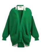 Matchesfashion.com Undercover - Patchwork Cotton Cardigan - Womens - Green