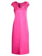 Matchesfashion.com Sies Marjan - Kit Twisted Front Silk Satin Dress - Womens - Pink