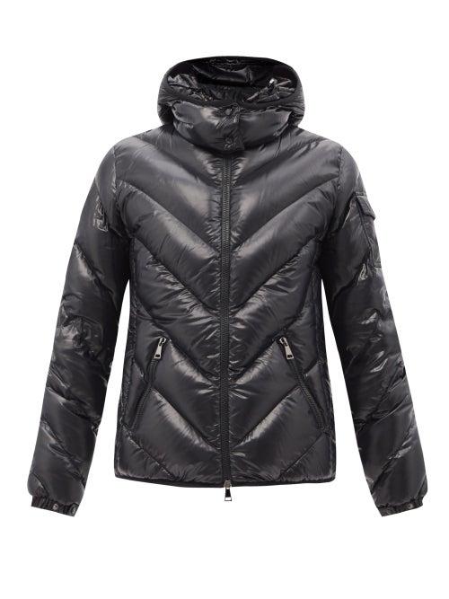 Moncler - Brouel Quilted Down Hooded Jacket - Womens - Black