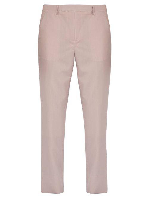 Matchesfashion.com Paul Smith - Soho Wool Blend Suit Trousers - Mens - Light Pink