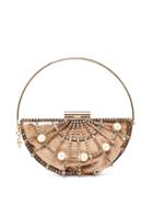 Matchesfashion.com Rosantica By Michela Panero - Jodi Crystal Cage Bag - Womens - Gold Multi