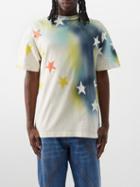 Palm Angels - Sprayed Stars-print Cotton-jersey T-shirt - Mens - Multi