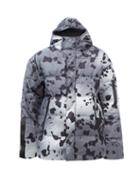 Templa - Nasta Printed Hooded Down Coat - Mens - Grey