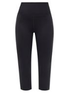 Matchesfashion.com Girlfriend Collective - High-rise Compression Cropped Leggings - Womens - Black