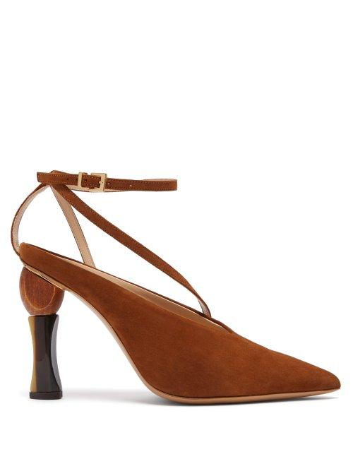 Matchesfashion.com Jacquemus - Faya Suede Pumps - Womens - Tan