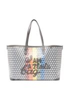 Ladies Bags Anya Hindmarch - I Am A Plastic Bag Recycled-canvas Tote Bag - Womens - Grey Multi