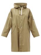 Matchesfashion.com Jil Sander - Hooded Water-repellent Cotton Fishtail Parka - Womens - Khaki