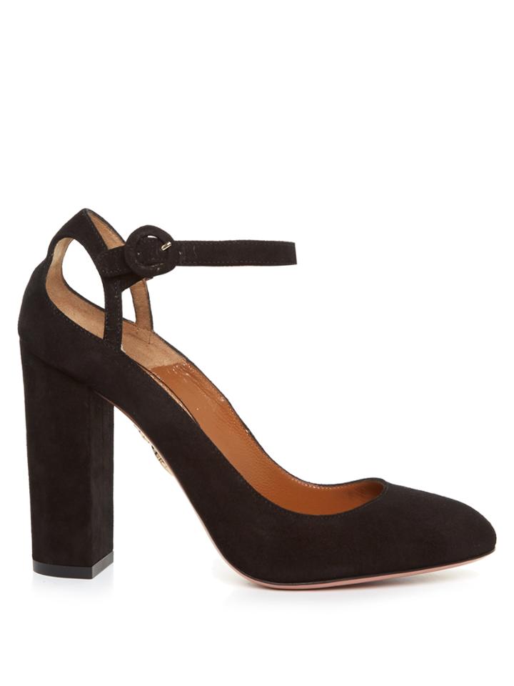 Aquazzura Sweet Thing Suede Pumps