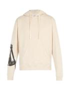 Matchesfashion.com Jw Anderson - Arm Of Lucretia Cotton Hooded Sweatshirt - Mens - Beige