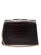 Matchesfashion.com A.p.c. - Ella Crocodile Effect Leather Shoulder Bag - Womens - Burgundy