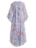 Vilshenko Maddison Button-down Silk-habotai Dress