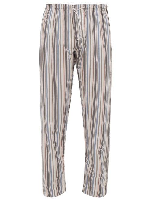 Matchesfashion.com Zimmerli - Striped Poplin Pyjama Trousers - Mens - Multi