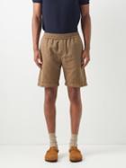 Sunspel - Drawstring Canvas Shorts - Mens - Brown